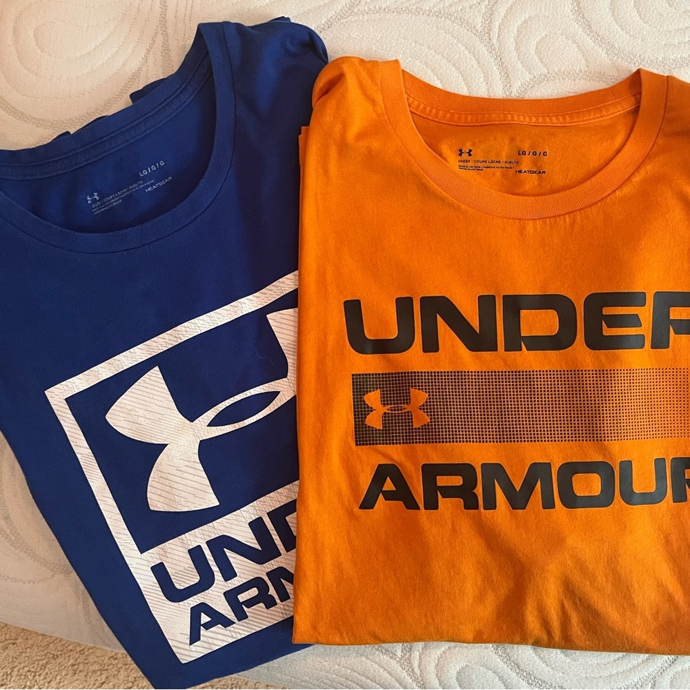 Under Armour men’s t-shirts size large